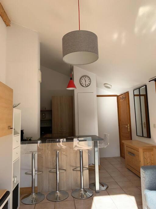 Appartement Vue Piste De Ski Praz-sur-Arly Exterior foto
